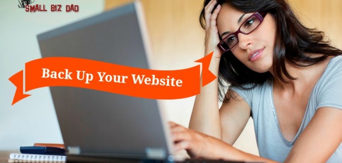 Back Up Your Website back up your website